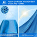 4 Pack Cooling Towels (40"x 12"), Cooling Neck Wraps, Soft Ice Towel