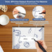 30 PCS Reusable Aluminum Foil Sealable Storage Bags, 2026 New Resealable Vacuum Zipper Pouches, Stand Up Foil Sealable B