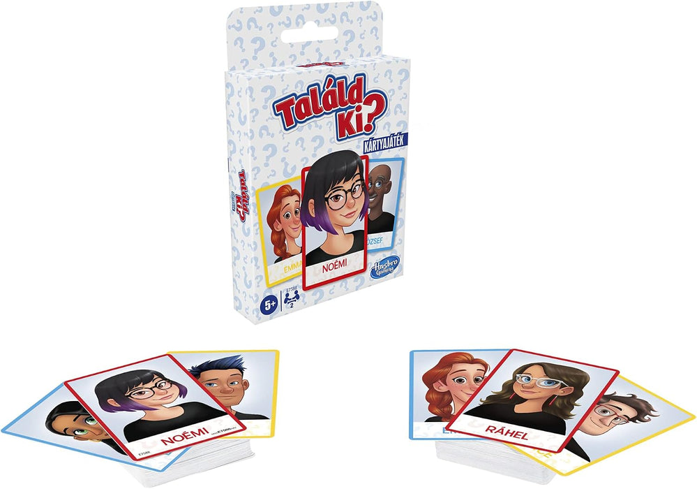 Guess Who? Card Game for Kids, 2 Player Guessing Game, Fun Summer Activities, Vacation Travel Essentials, Ages 5+