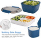 Salad Lunch Container To Go, BPA-Free 52-oz Salad Bowls to go for lunch