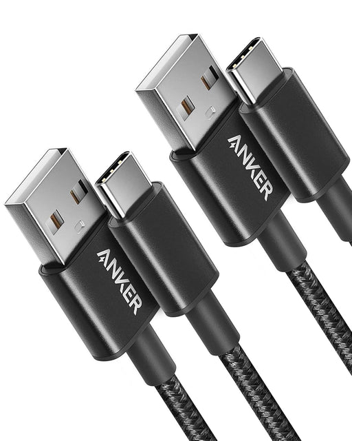 USB A to USB C Cable, USB to USB C Cable(2Pack,3ft,Black)
