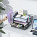Metal Mesh Desk Organizers and Accessories with File Holder
