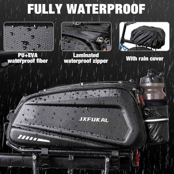 Bike Bags for Bicycle Rear Rack - 9.5L/17L/40L Hard Shell Ebike Bag