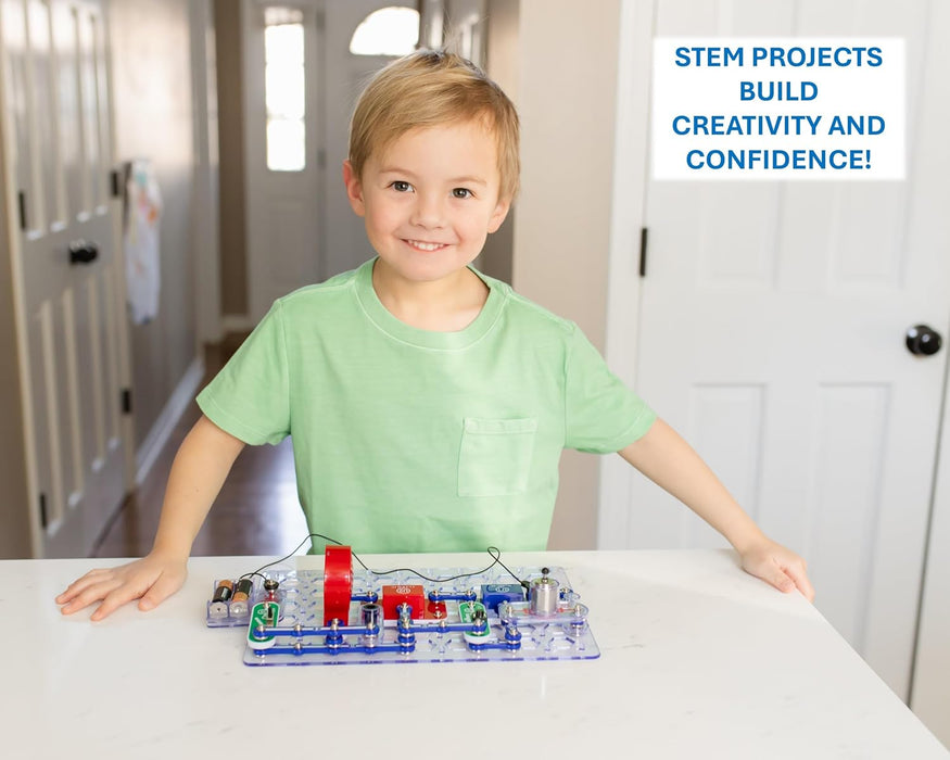 Jr. SC-100 STEM Electronics Kit, 100+ Projects, Ages 8+