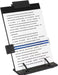 Desktop Document Holder Stand with 7 Adjustable Positions, Black Metal File Organizer Management Copyholder for Typing S