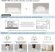 18x18 Throw Pillows Inserts 2 Pack, Decorative Pillows for Couch Bed