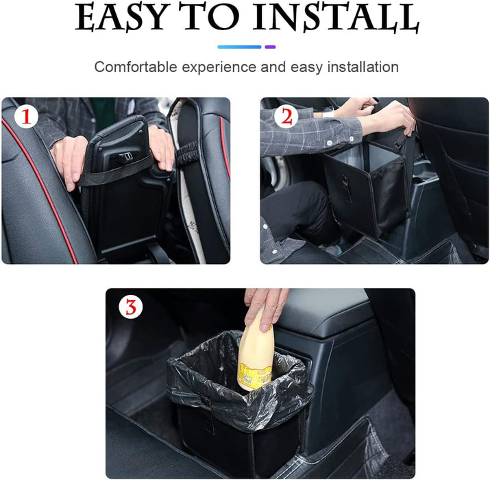 Foldable Waterproof Car Trash Can, Large