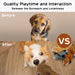 Dog Squeaky Toys, 5 PCS Crinkle Plush Dog Toys, No Stuffing Dog Toys for Small Medium Large Dogs, Stuffless Puppy Toys f