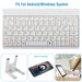 80-Key Mini USB Wired Keyboard with Carry Bag