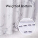 Marble Bathroom Shower Curtain,Grey and White Fabric Shower Curtain with Hooks,Unique 3D Printing,Decorative Bathroom Accessories,Water Proof,Reinforced Metal Grommets,Standard 72x72 Inches