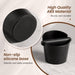 Espresso Knock Box Coffee Knock Box Espresso Bucket Knock Coffee Ground Dump Bin with Removable Knock Bar Trash Can Non-Slip Base