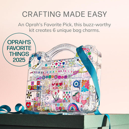 Ultimate DIY Bag Charm Kit | Oprah’s Favorite Things | Great for a Gift, Party, or Family Activity | Keychain Jewelry Making Kit with Beads | DIY Customizable Crafts for All Ages