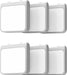 Plug-in Led Night Light with Auto Dusk to Dawn Sensor,Adjustable Brightness and Color, Warm White,Cool White Lights for Bathroom,Hallway,Bedroom, Kids Room, Kitchen, Stairway, 6 Pack