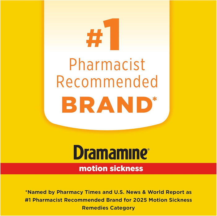 Motion Sickness Relief, Less Drowsy, 16 Count