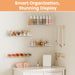 4 Pcs 15" Acrylic Shelves for Wall Storage and Organizer, Clear