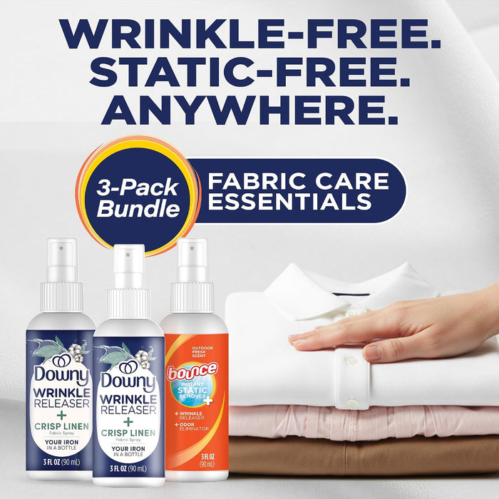 Wrinkle Release Spray Bundle w/Bonus 3oz Bounce Spray Sample - 2 Pack