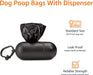 Dog Poop Leak Proof Bags with Dispenser and Leash Clip, Unscented, 13" x 9", 900 Count (60 Rolls)