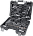 65-Piece General Household Home Repair and Mechanic's Hand Tool Kit Set with Storage Case, Portable, Non-Slip Handles, B