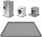 Washing Machine Pan, Drain Pan & Drip Pan, 30"x32" Thickened Silicone Mat with 1" Raised Edge, Non-Slip & Waterproof, Fo