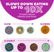 Fun Feeder Slo Bowl – Large 4‑Cup Capacity, Slow Feeding, Medium to Large Dogs, Non‑Slip, Purple, Flower Pattern