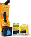 BBQ Daddy Grill Cleaner Kit - Bristle Free Grill Brush with Refill + 2 Steel Scour Daddy Grill Sponges - Built-in Grill Scraper - Temperature Controlled Grill Cleaning Tools (4 Count)