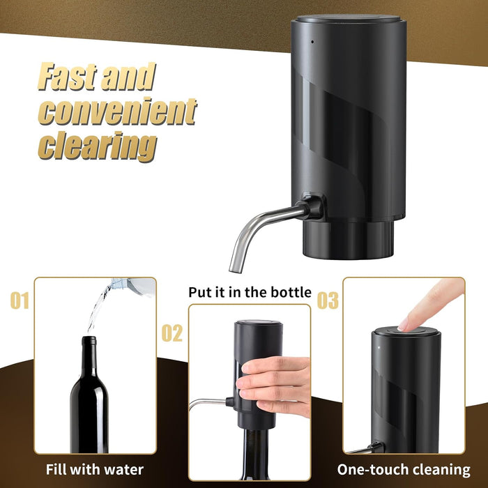 Electric Wine Dispenser Automatic Wine Aerator Rechargeable