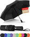 Windproof Travel Umbrella, Automatic Umbrellas for Rain, Portable & Compact Umbrellas for Backpack, Strong UV for Protec