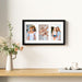 3 4x6 Picture frames Collage Wall Decor with Mat, Black