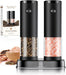 Electric Salt and Pepper Grinder Set Automatic Battery Pepper Mill Shakers Adjustable Coarseness Upgraded Larger Capacit