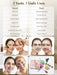 Gua Sha and Face Roller Set: Face Skin Care Tools with Facial Cleansing Brush, 2 Silicone Scrubber Pads & Face Sponge, T