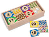 Melissa & Doug Self-Correcting Wooden Number Puzzles Set