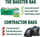BAGSTER 3CUYD Dumpster in a Bag holds up to 3,300 lb, Green