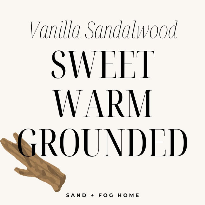 Scented Candle - Vanilla Sandalwood – Additional Scents and Sizes – 100% Cotton Lead-Free Wick - Luxury Air Freshening J