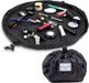 Cosmo Layflat Drawstring Cosmetic & Makeup Bag Organizer - Portable Drawstring Bag w/Zipper Pocket, Makeup Loops & More 