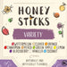 Variety Pack Honey Sticks - Pure Honey Straws For Tea, Coffee, or a Healthy Treat - One Teaspoon of Flavored Honey Per Stick - Made In The USA with Real Honey - (20 Count)