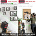 Self Leveling Laser Level 100ft, Green Cross Line with Tripod, 4 Brightness Modes & Pulse Function, Manual & Self-Leveli