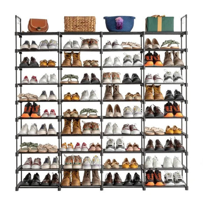 Ten-Tier High-Capacity Shoe Rack