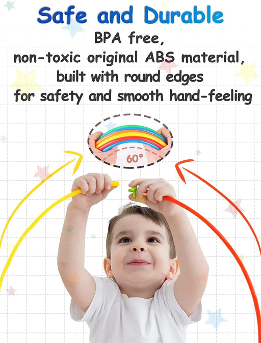 600PCS STEM Building Toys, Straw Constructor Toys Up Grade Engineering Building Sets for Kids Develops Motor Skills and 