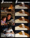 Reading Light, Rechargeable Clip-On Book Light for Bed at Night