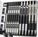 6PCS Art Mechanical Pencil Set, 0.5/0.7/0.9/2mm Point