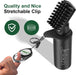 Pro Golf Club Brush Cleaner with Retainer Clip and Squeeze Water Bottle 7.5 Inches Holds 4 Ounces of Water, Essentials Golf Accessories for Men, Best Golf Gifts for Men