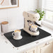 Coffee Mat Super Absorbent Dish Drying Mat Coffee Bar Mat 12"x 19", Black