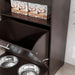 Raised-Bowl Pet Feeder Station with Storage Cabinet