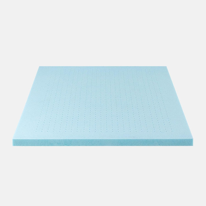 1.5 Inch Ventilated Memory Foam Mattress Topper, Cooling Gel Infusion, CertiPUR-US Certified, Dorm Essentials, Full