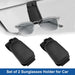 2 Pack Sunglass Holder for Car Visor, Magnetic, Easy to Hold