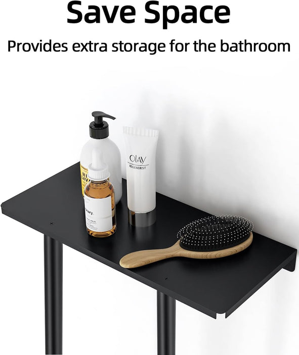 Towel Racks for Bathroom, Bathroom Towel Storage Wall Mounted 30 inch with Shelf Can Holds 6 Large Towels, Wall Towel Ra