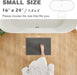 Bathroom Rugs Non Slip Washable, Super Absorbent Thin Bath Mat Small Quick Dry Low Pile Bathroom Rug, Dark Grey 16"x24"