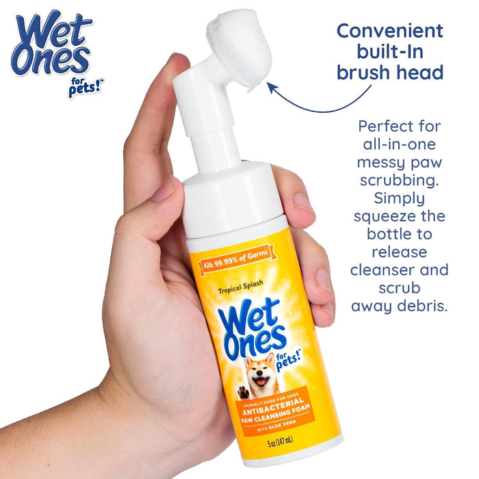 for Pets Foam Dog Paw Cleaner, Tropical Splash Scent, 5 Oz