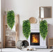 4Pcs Fake Hanging Plants 2.7FT Fake Plants Fake Vines Greenery