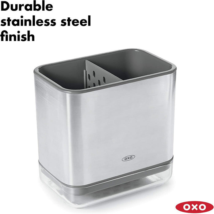 OXO Good Grips Stainless Steel Sink Organizer Caddy & Sponge Holder
